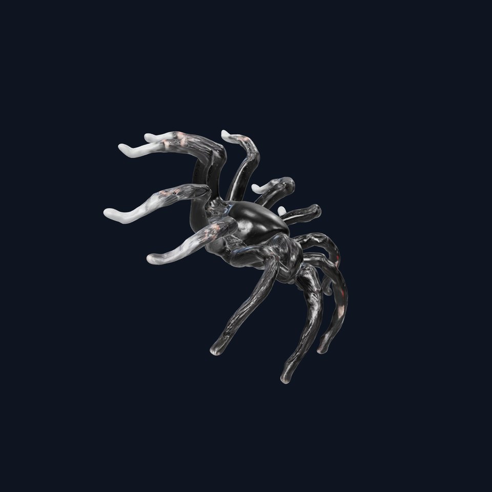 Black Tarantula Intricate model pack